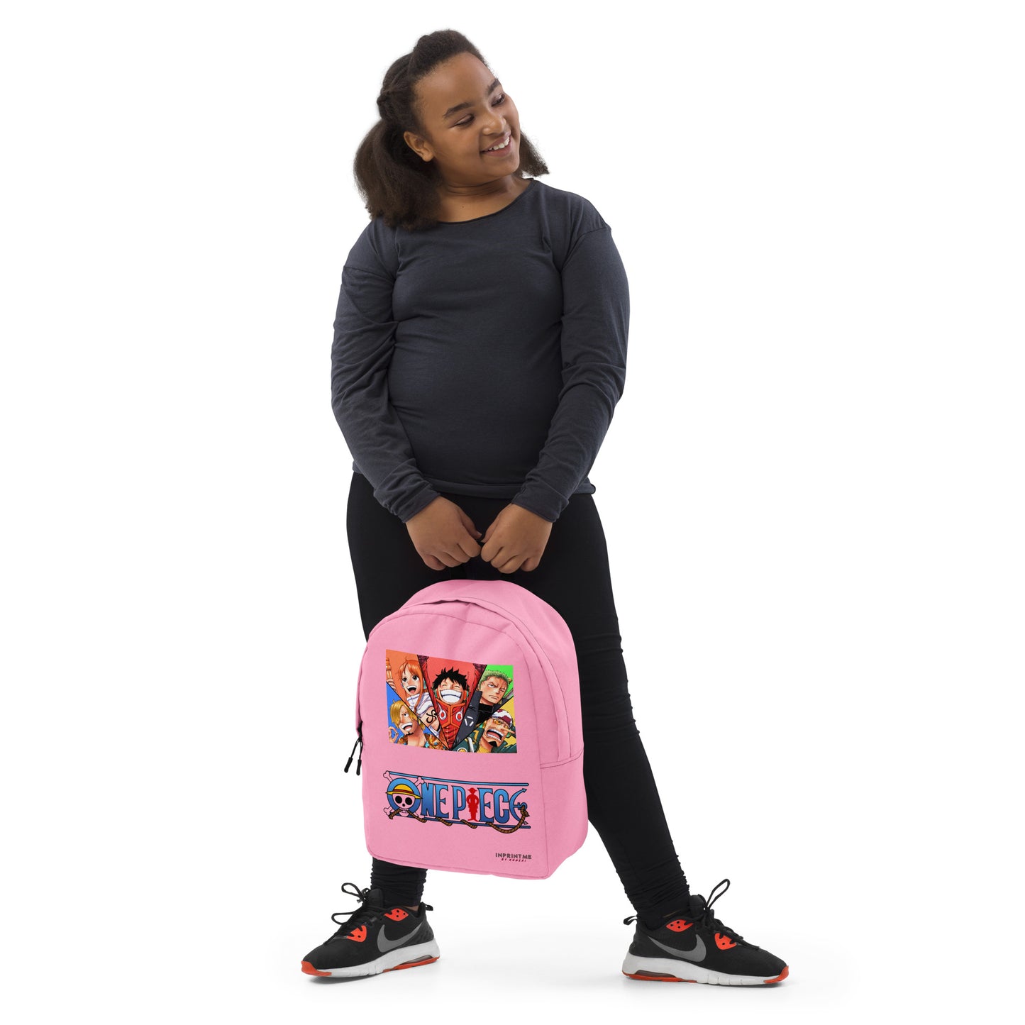 One Piece rosa Rucksack