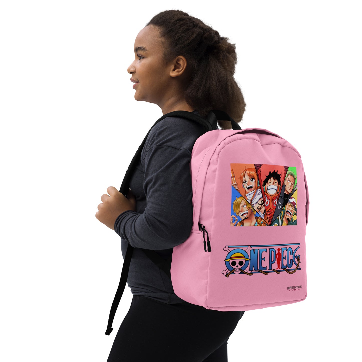 One Piece rosa Rucksack